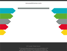 Tablet Screenshot of nexusediciones.com